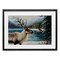 Stupell Industries Christmas Conversation In Wild Framed Print Under Glass, design by Petal Prints Design